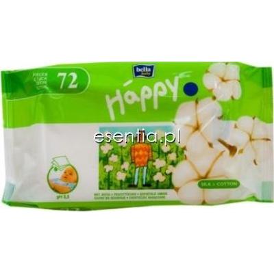 Bella Baby Happy Chusteczki nasączane Jedwab & Bawełna op. / 64 szt.