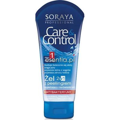 Soraya  Care & Control Żel 2 w 1 z peelingiem 180 ml