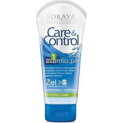 Soraya  Care & Control Żel 2 w 1 z mikrogranulkami 180 ml
