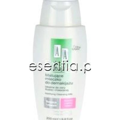AA Cosmetics Efekt Matujący Matujące mleczko do demakijażu  200 ml