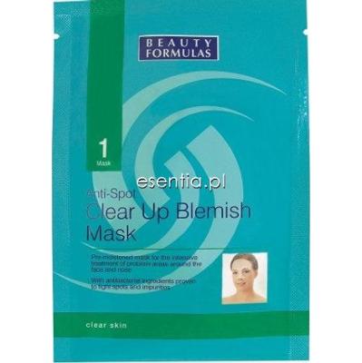 Beauty Formulas Clear Skin Oczyszczająca maseczka na krosty i plamy 
