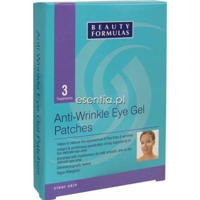 Beauty Formulas Clear Skin Przeciwzmarszczkowe żelowe płatki pod oczy op./ 6 szt.