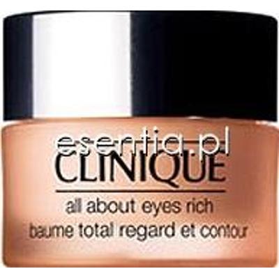 Clinique  All About Eyes Rich Krem pod oczy o bogatej formule 15 ml