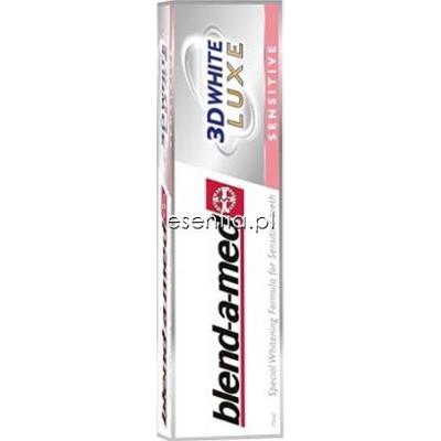 Blend-a-med 3D White Luxe Wybielająca pasta do zębów - Sensitive 75 ml
