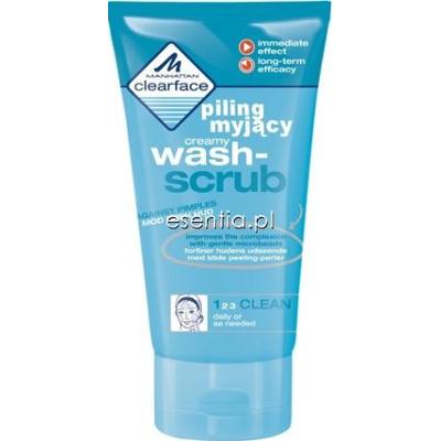 Manhattan Clearface Peeling myjący Wash Scrub 125 ml