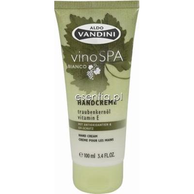 Aldo Vandini Vino SPA Bianco Krem do rąk 100 ml