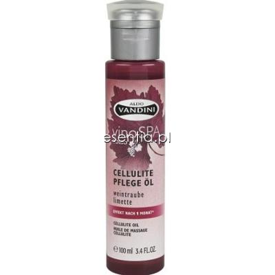 Aldo Vandini Vino SPA Rosso Olejek pielęgnacyjny antycellulitowy 100 ml
