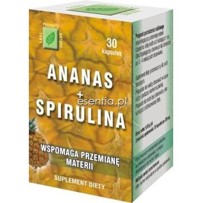 SARL Produits Nature  Ananas + Spirulina Suplement diety op./ 30 kaps.