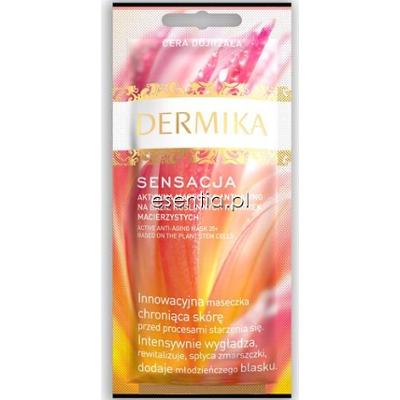 Dermika Maseczki Piękności Sensacja - Aktywna maseczka anti - aging 35+ na twarz i szyję 10 ml