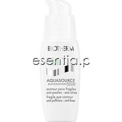 Biotherm  Aquasource Biosensitive Yeux Krem pod oczy do skóry wrażliwej 15 ml