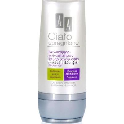 AA Cosmetics AA Ciało Spragnione Nawilżająco - antycellulitowy żel do mycia ciała 200 ml