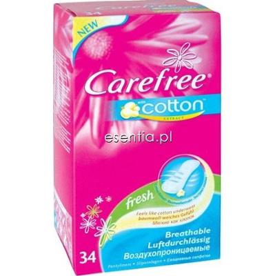 Carefree  Cotton Fresh - Przewiewne wkładki higieniczne 