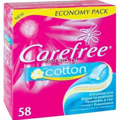 Carefree  Cotton - Przewiewne wkładki higieniczne 