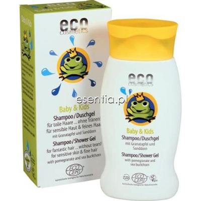 Eco Cosmetics Baby & Kids Szampon dla dzieci i niemowląt z owocem granatu i rokitnikiem 200 ml