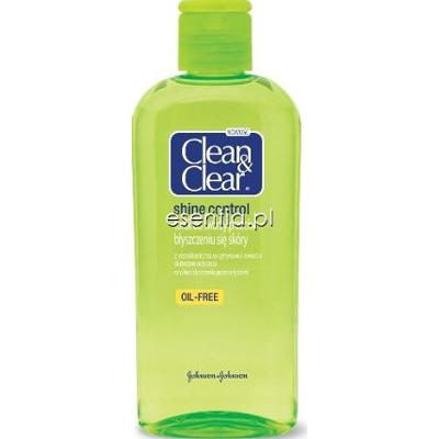 Clean & Clear Shine Control Tonik do twarzy przeciw błyszczeniu się  skóry 200 ml