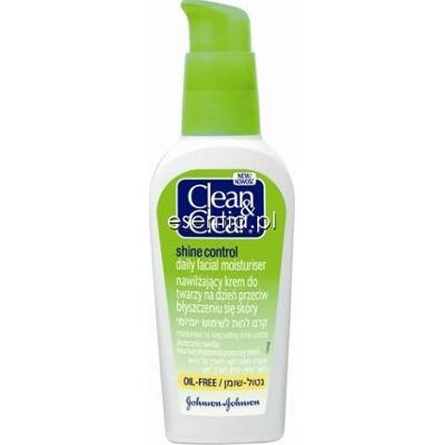 Clean & Clear Shine Control Nawilżający krem do twarzy na dzień przeciw błyszczeniu się skóry 100 ml