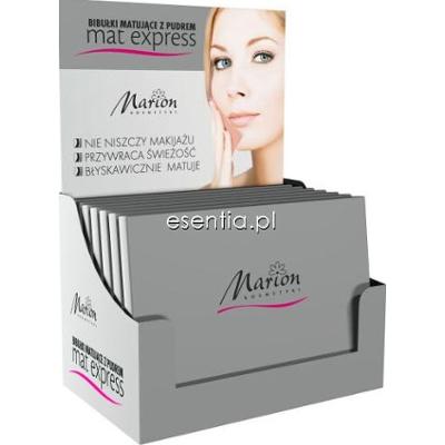 Marion  Mat Express Bibułki matujące z pudrem op. / 50 szt.