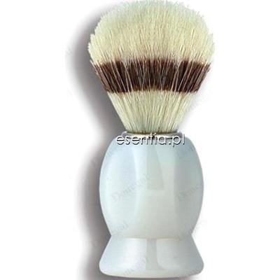 Donegal pędzle do golenia Pędzel z naturalnego włosia na białej rączce [9519]