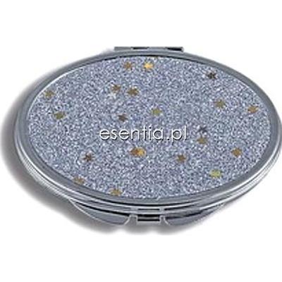 Donegal lusterka Owalne lusterko kompaktowe w metalowej obudowie [9359]