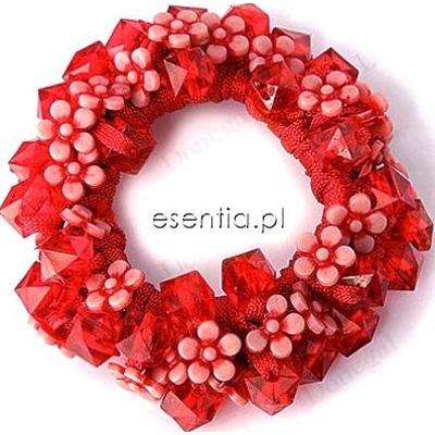 Donegal ozdoby do włosów Frotka do włosów z ozdobnymi koralikami [FA-9695]