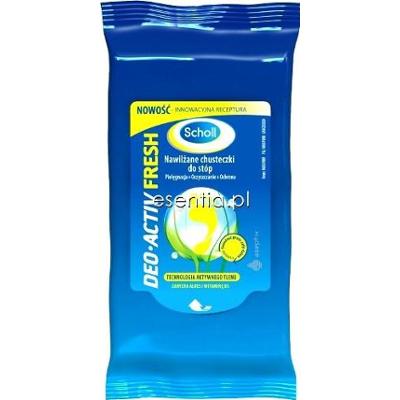Scholl Deo Active Fresh Nawilżane chusteczki do stóp op. / 20 szt.
