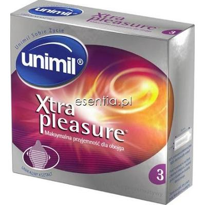 Unimil  Prezerwatywy Xtra Pleasure op. / 3 szt.