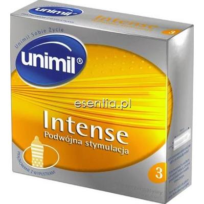 Unimil  Prezerwatywy Intense op. / 3 szt.