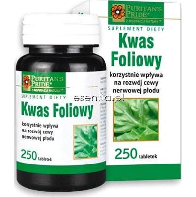 Puritan's Pride  Kwas Foliowy Suplement diety op. / 250 tbl.
