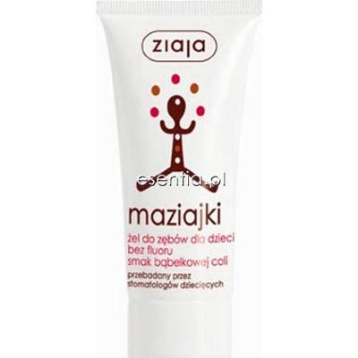 Ziaja maziajki Żel do zębów dla dzieci bąbelkowa cola 50 ml
