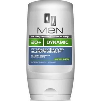 AA Cosmetics  AA MEN Dynamic 20+ Intensywnie nawilżający balsam po goleniu 100 ml
