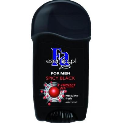FA FA for Men Spicy Black X-Protect Dezodorant w sztyfcie dla mężczyzn 50 ml