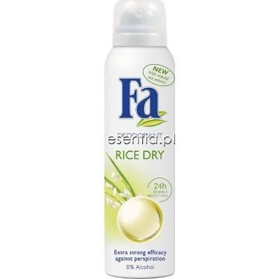 FA Rice Dry Dezodorant antyperspiracyjny w sprayu Ryż 150 ml