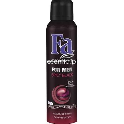 FA FA for Men Spicy Black Dezodorant w sprayu dla mężczyzn 150 ml