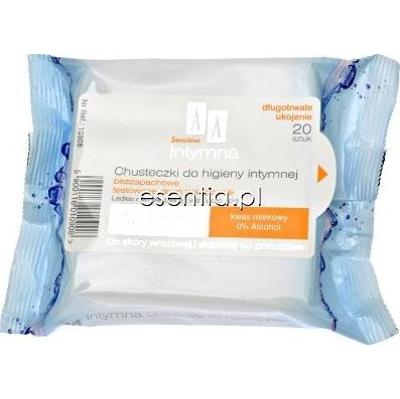 AA Cosmetics Intymna Chusteczki do higieny intymnej Sensitive op. / 20 szt.