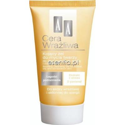 AA Cosmetics Cera Wrażliwa Kojący żel do mycia twarzy 125 ml