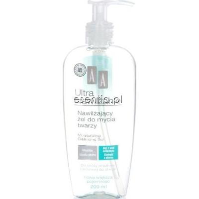 AA Cosmetics Ultra Nawilżanie 20+ Nawilżający żel do mycia twarzy 200 ml