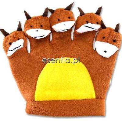 Donegal  Dziecięca rękawica kąpielowa koniki [6002/1]