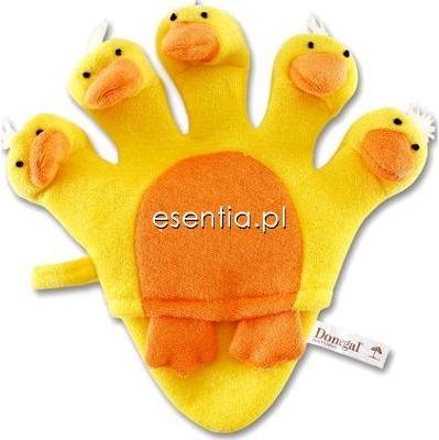 Donegal  Dziecięca rękawica kąpielowa kurczaczki [6002/2]