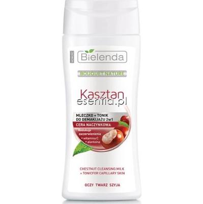 Bielenda Kasztan Mleczko + Tonik do demakijażu 