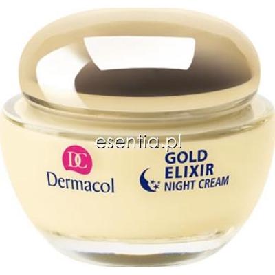 Dermacol Gold Elixir 50+ Wygładzająco - liftingujący krem na noc z kawiorem 50 ml