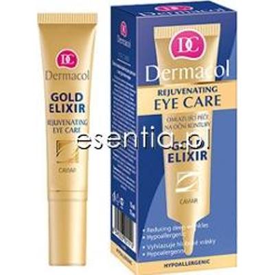Dermacol Gold Elixir 50+ Wygładzająco - liftingujący krem pod oczy z kawiorem 15 ml