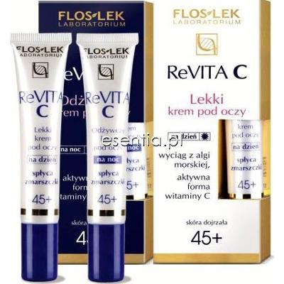 Flos-Lek ReVITA C 45+ Zestaw 2 kremów do kompleksowej pielęgnacji okolic oczu 2 x 15 ml