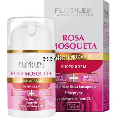 Flos-Lek Rosa mosqueta 50+ Super krem wygładzający zmarszczki i bruzdy 50 ml