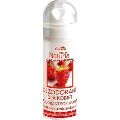 Joanna mini Naturia Dezodorant dla kobiet Truskawka 50 ml