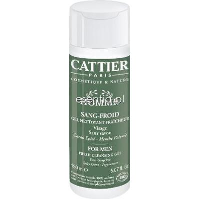 Cattier Homme Sang-Froid Żel do mycia twarzy 150 ml