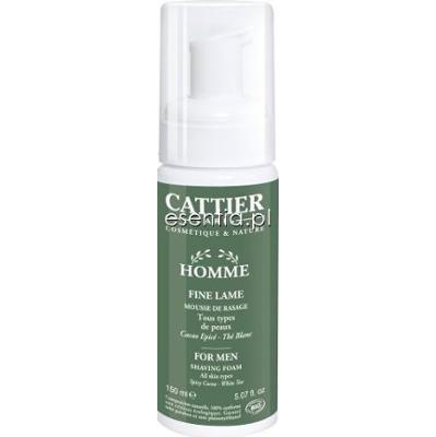 Cattier Homme Fine Lame Pianka do golenia 150 ml