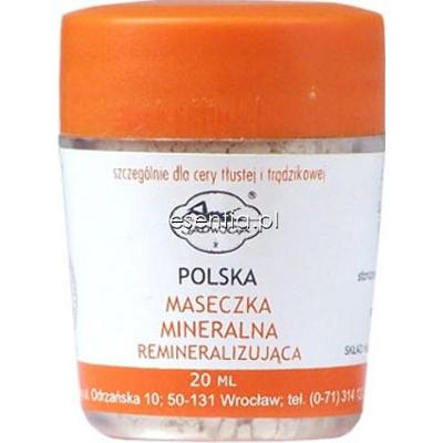 Jadwiga Seria Polska Maseczka mineralna do cery tłustej i trądzikowej 20 ml