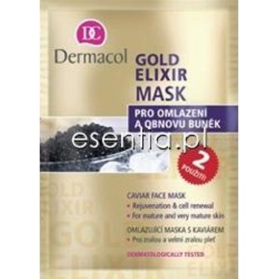 Dermacol Gold Elixir 50+ Wygładzająca maseczka z kawiorem 2 x 8 ml