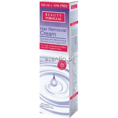 Beauty Formulas  Krem do depilacji róża i aloes 100 ml