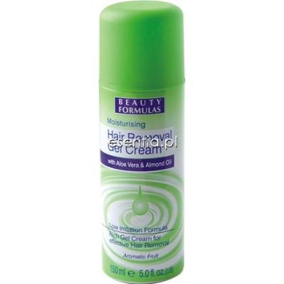 Beauty Formulas  Żel do depilacji z aloesem i olejkiem migdałowym 150 ml